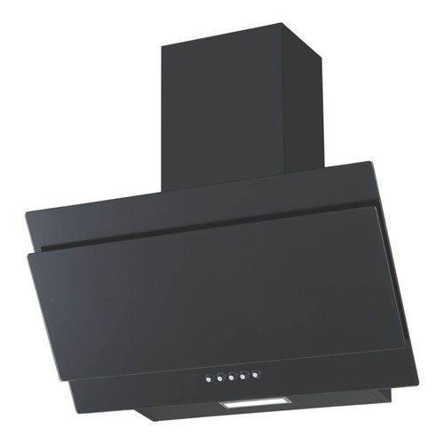 Cooker hood angled black - angled,