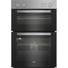Beko BBXDF21000S Built In 59cm Electric Double Oven Silver A/A
