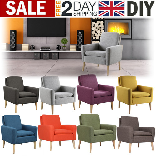 Luxury fabric chair armchair - fabric,