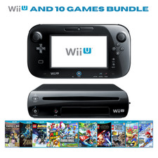 Nintendo Wii U Console With Game Pad Includes Cables and 10 Games eBay Refurbish