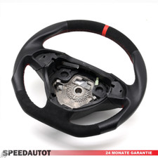 Flattened Alcantara Steering