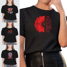 Remembrance Day POPPY UK Black