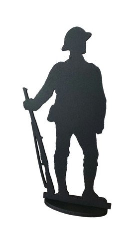 Silhouette war memorial - war,