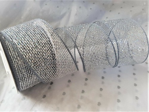 Eleganza silver deco mesh - silver,