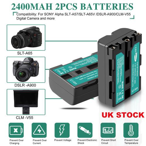 2pcs fm500h battery - 2pcs, np-fm500h