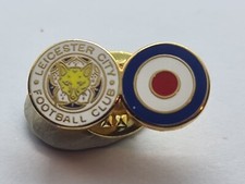 Leicester FC Mods Target Enamel Pin Badge Vintage vardy foxes Schmeichel 