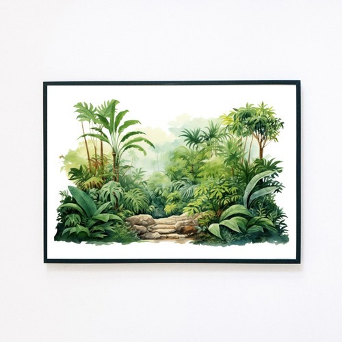 Rainforest palm tree - palm,