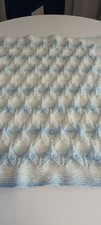 Handmade Knitted Blue and