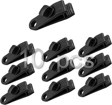 ZWMYF 10Pcs Tarp Clip Clamp, Heavy Duty Tarpaulin Clips Set Instant Awning Clamp