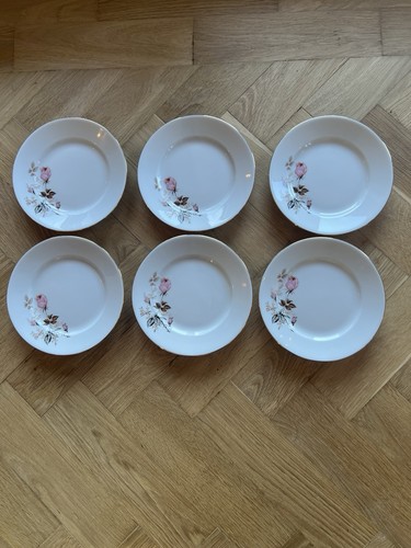 Six limoges france side plates - france,