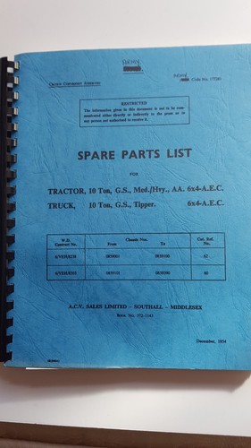 Aec militant mk1 - mk1.6x4.10, ton