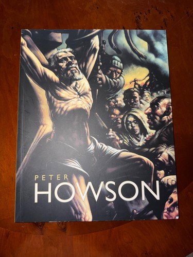 Peter howson signed exhibition - peter,
