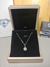 Christmas Gift  Genuine 1ct Moissanite Diamond Necklace S925 GRA Certified 