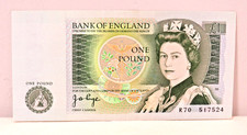 Crisp One Pound £1 Note