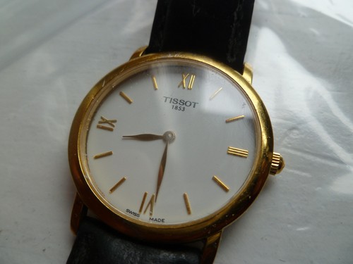 Tissot c276k 32mm gents gold - tissot,