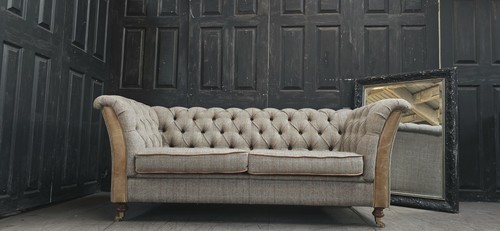 Harris tweed seater sofa - , 2