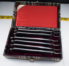 Set of Six Hadoson 63 Matsukura Japanese Straight Razors Shave Ready