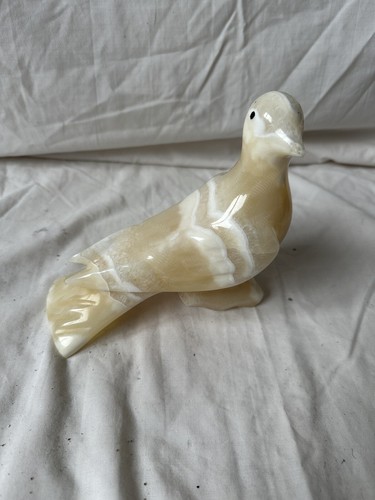 Vintage onyx bird paperweight - vintage,