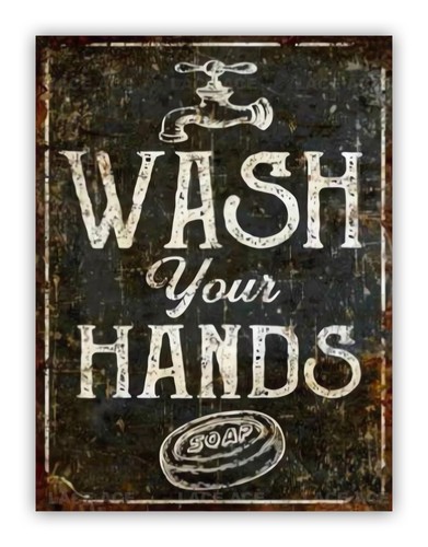 Wash your hands bathroom - your, "