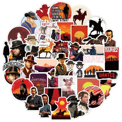 50pcs red dead redempton - dead,