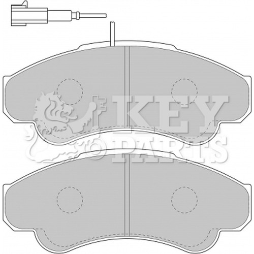 Brake pads set for fiat - brake,