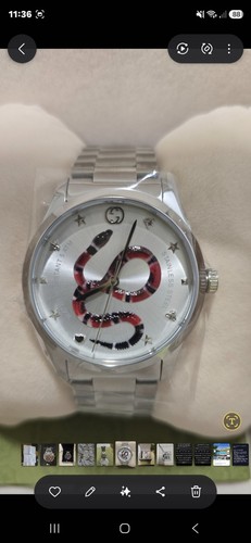 Gucci timeless 38mm - g-timeless, silver