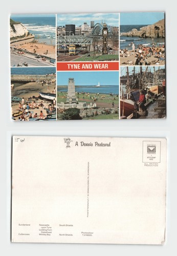 Postcard tyne and wear - postcard,