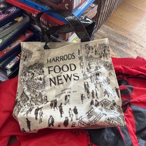 Vintage harrods vinyl tote - harrods, bag