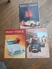 3x Vintage Road And Track Magazine 1958 April May July
