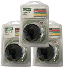 3 X ALM 10m Trimmer Spool & Line FL224 For Flymo Contour Mighti-Trim Sabre Trim