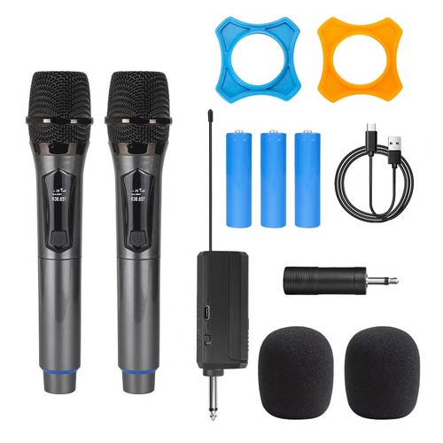 Wireless microphone uhf - 2x,