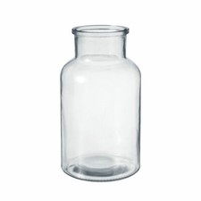 Modern Clear Glass Wide Flower