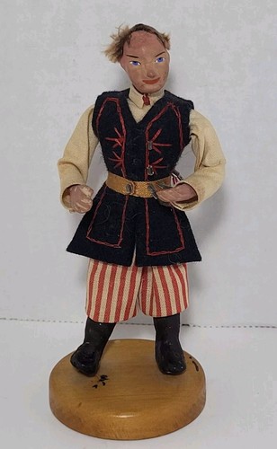 Vintage polish wooden man - polish,