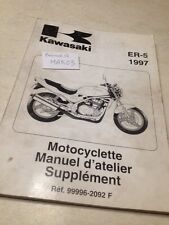 Kawasaki ER5 ER 500 A1 B1 97 Supplement Workshop Manual Edition 96