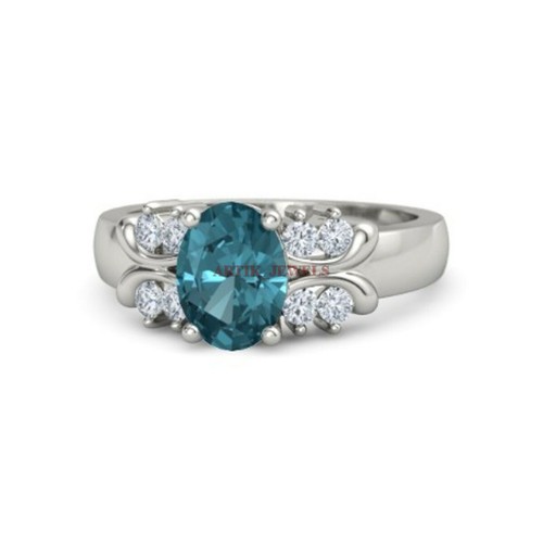 Natural london blue topaz - natural,