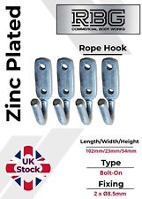 4x Tailboard Rope Hooks Small