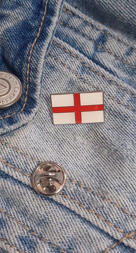 Englands george flag metal - flag,