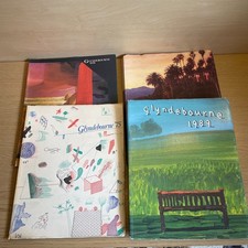 4 x GLYNDEBOURNE PROGRAMMES 1975, 1978, 1989, 1990 David Hockney