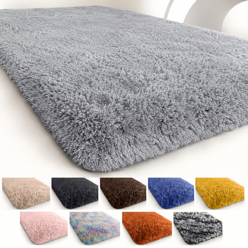 Fluffy shaggy area rugs - fluffy,