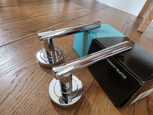 Door handles pair mortice - pair,