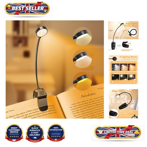 Led book reading light with - reading,