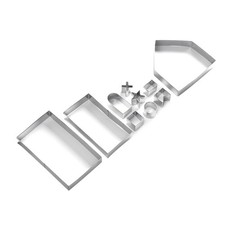 Pcs biscuit mold - 10, cake