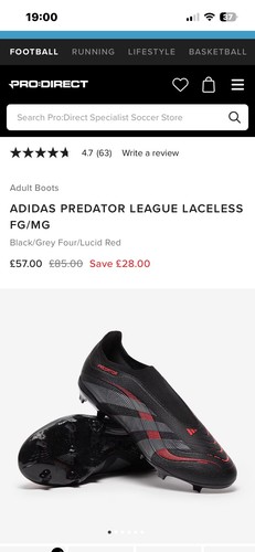 Men adidas predator laceless - men's,