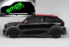 Mini Paceman R61 MATT Blackout De-chrome Premium Beltline Kit, Belt line kit JCW