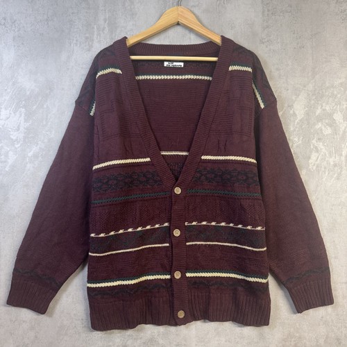 Now cardigan mmens maroon - cardigan, m