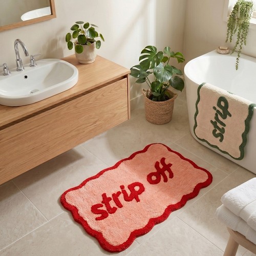 Strip off slogan - off, scalloped