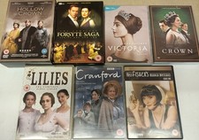 DVD Bundle UK TV period Drama x 7 The Crown Series 1-3 Lillies