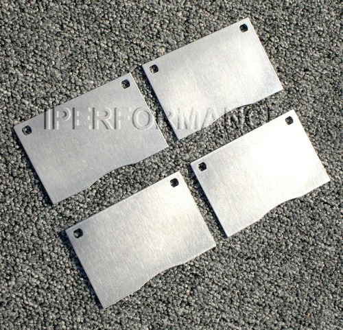 Titanium brake pad shim - pad, heat