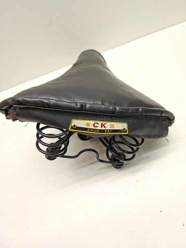 Vintage bicycle sprung saddle - vintage,