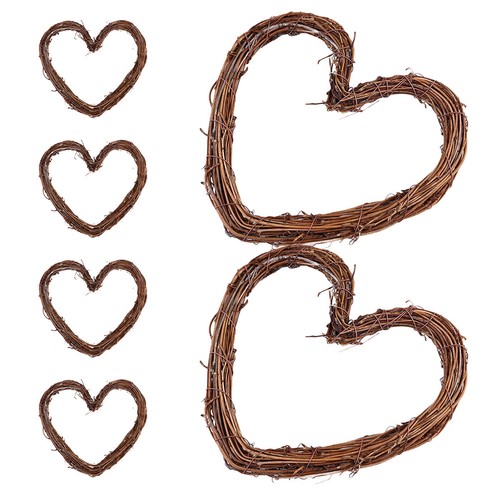 Pcs rattan wreath garland - 6,